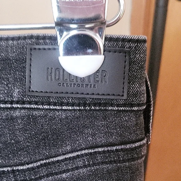 Hollister Dark Gray Denim Jeans in 14R - Picture 7 of 8